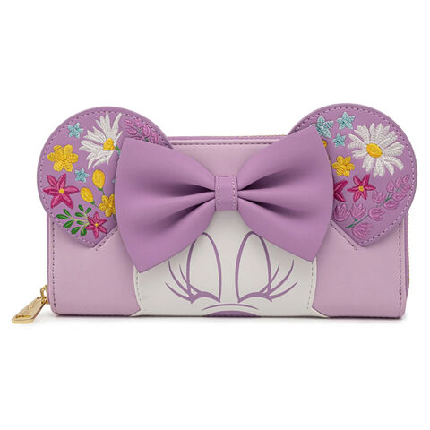 Portefeuille Loungefly - Minnie - Holding Flowers
